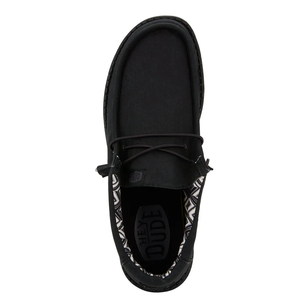 Wally Stretch Canvas - Black/Black