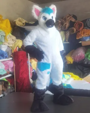 White Fox Cat Fursuit Kigurumi Furry Costumes Furries