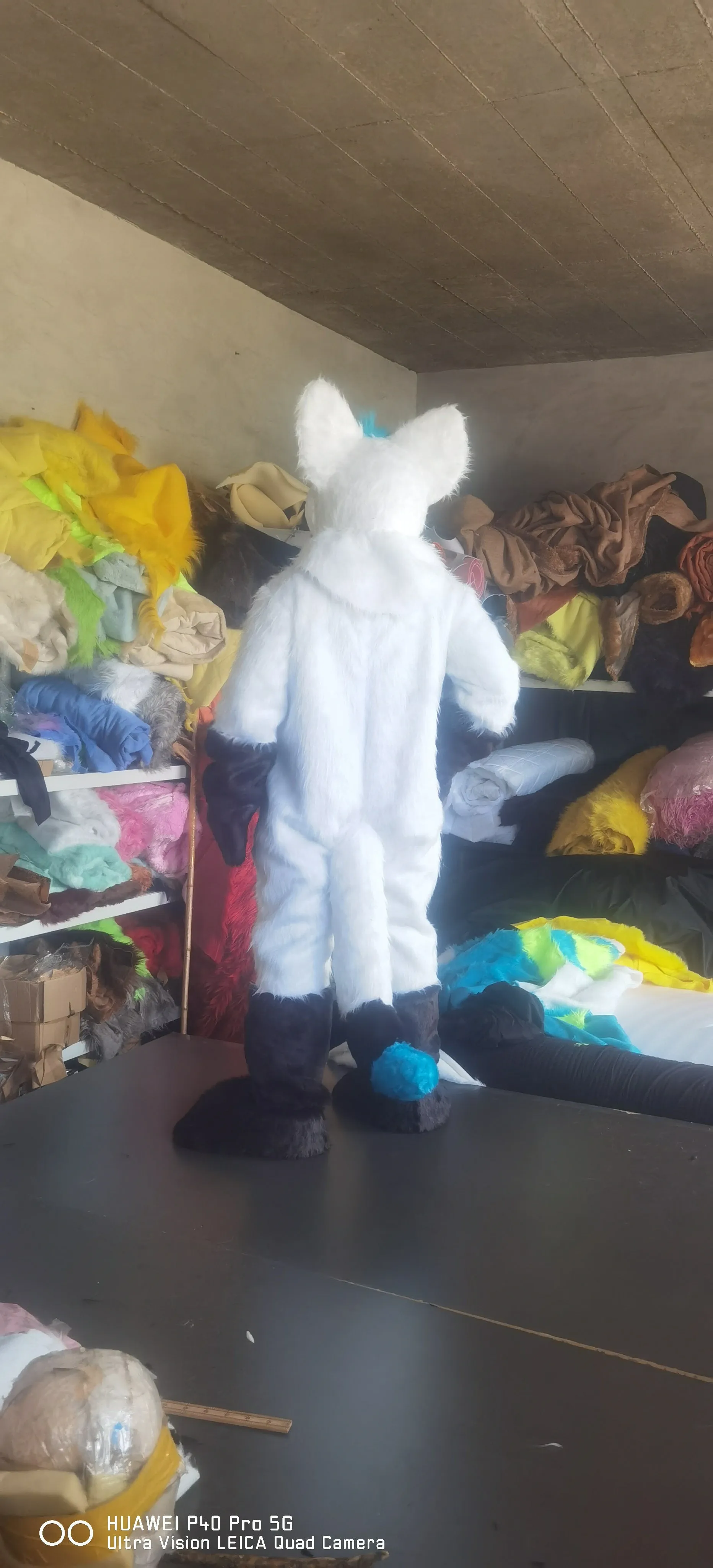 White Fox Cat Fursuit Kigurumi Furry Costumes Furries