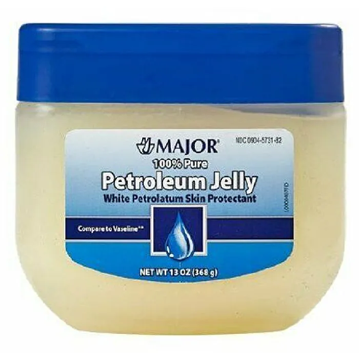 White Petroleum Jelly 13 oz Jar by Major