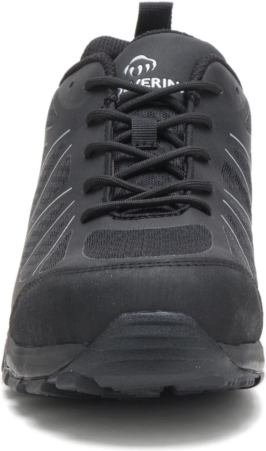 Wolverine Mens Black Mesh Oxford Work Shoes Amherst 2 Low CT