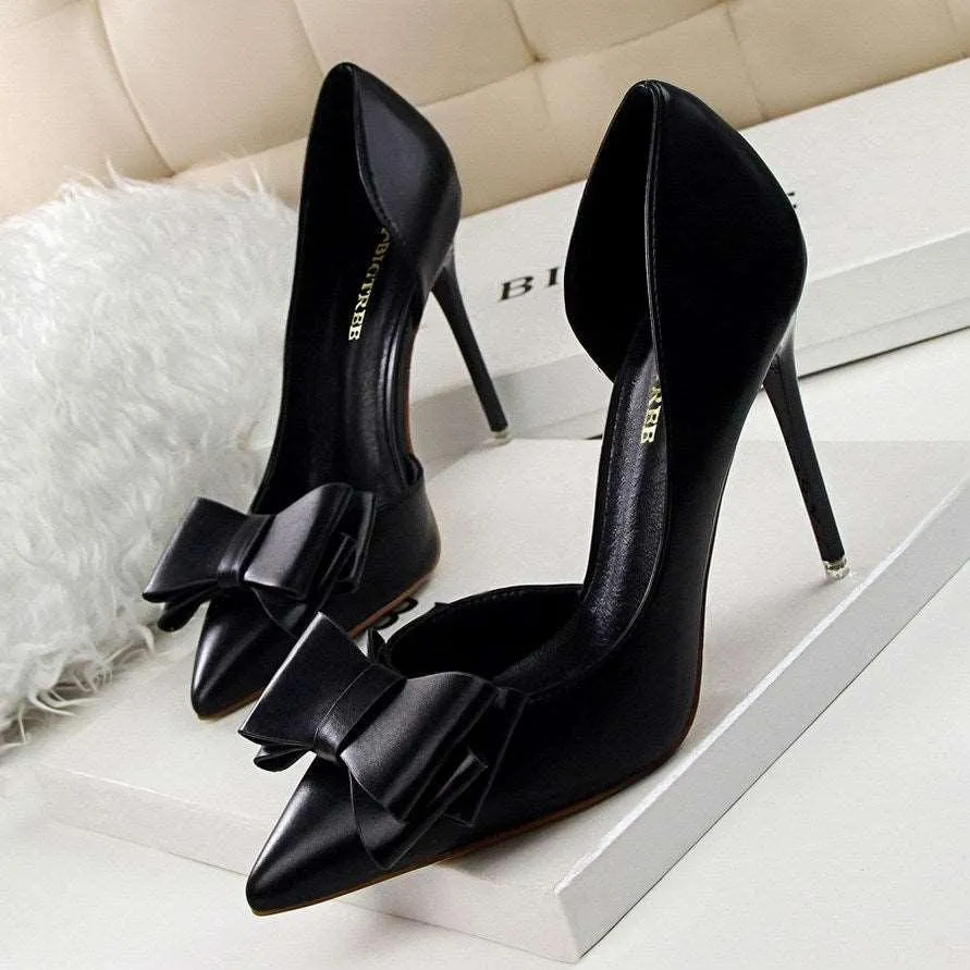 Women's fashion stiletto heels cutout shoes