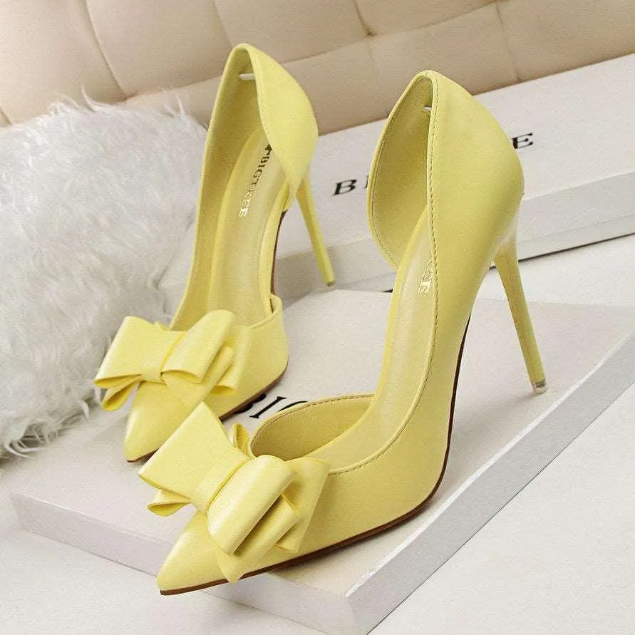 Women's fashion stiletto heels cutout shoes