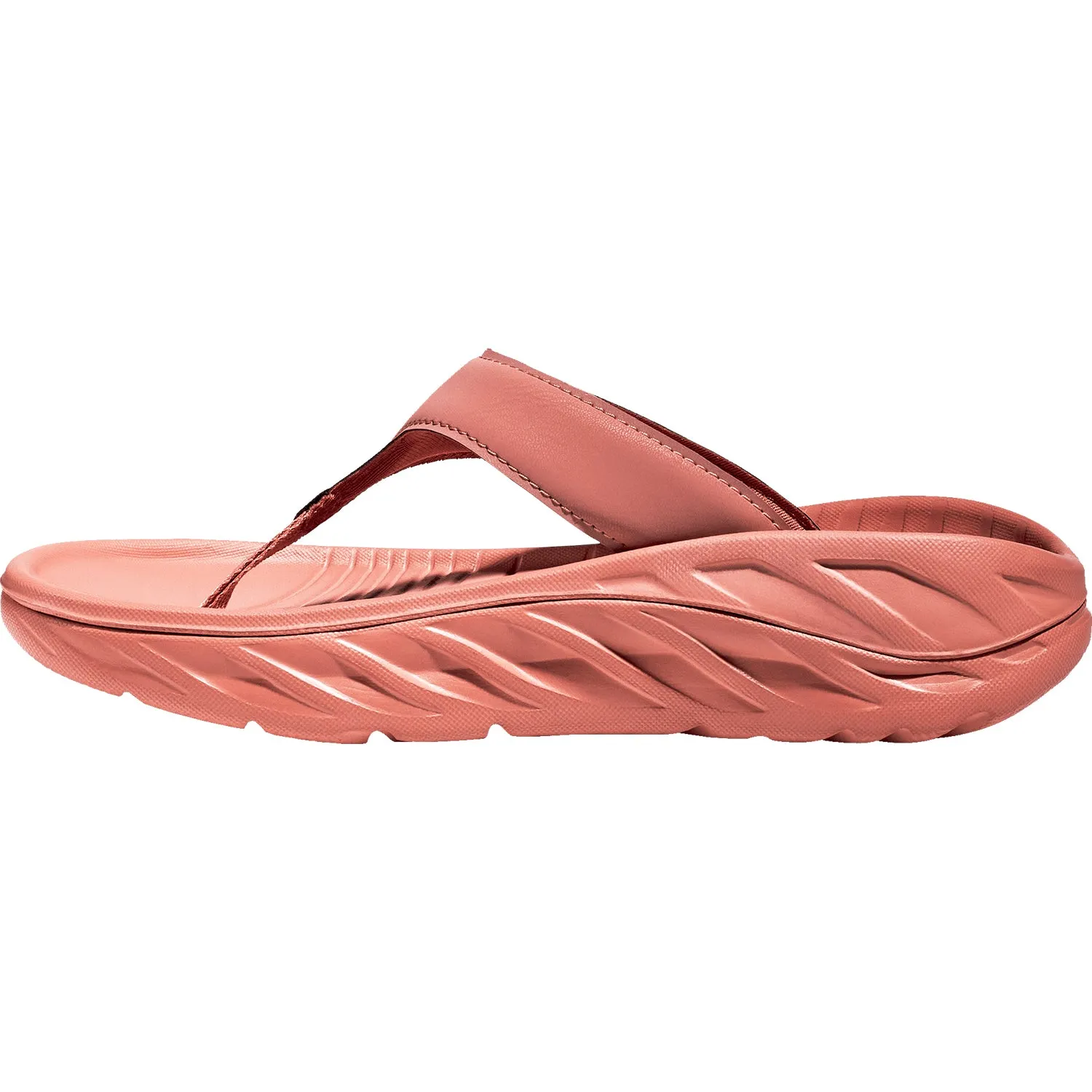 Women's Hoka Ora Recovery Flip Earthenware Fabric