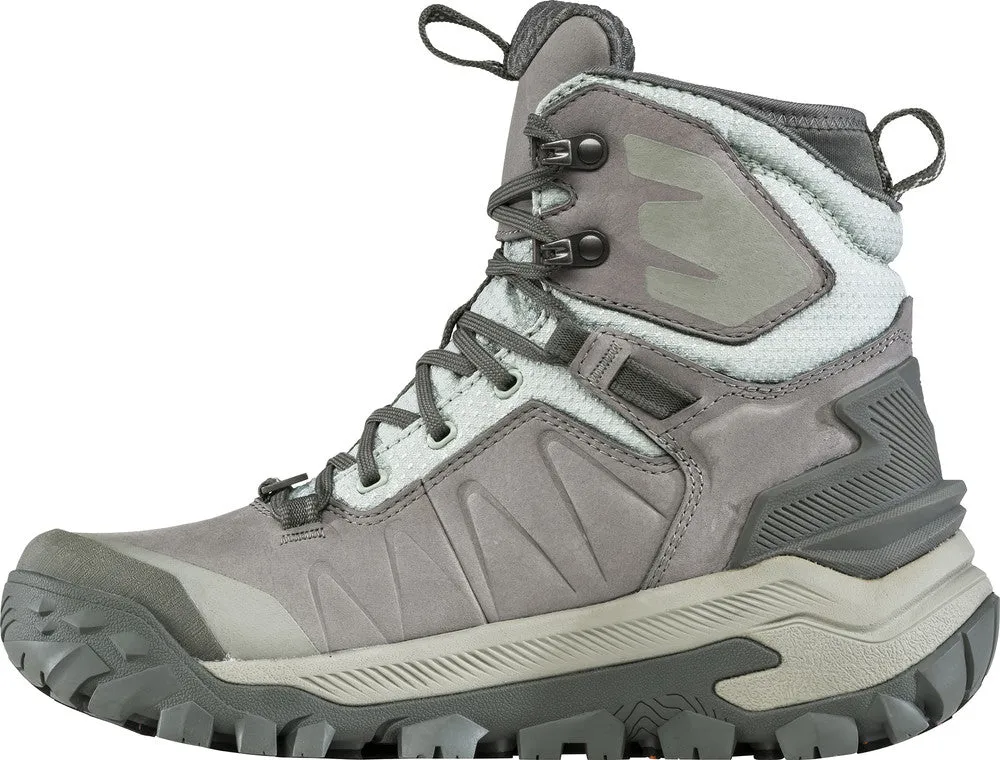 Women's Oboz Bangtail Mid Insulated Waterproof Color: Winter Quartz