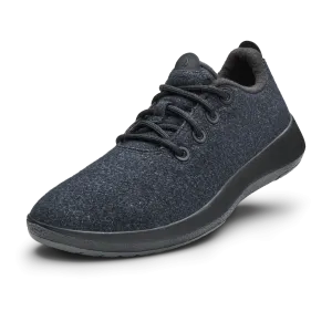 Women's Wool Runner Mizzles - Natural Black (Natural Black Sole)