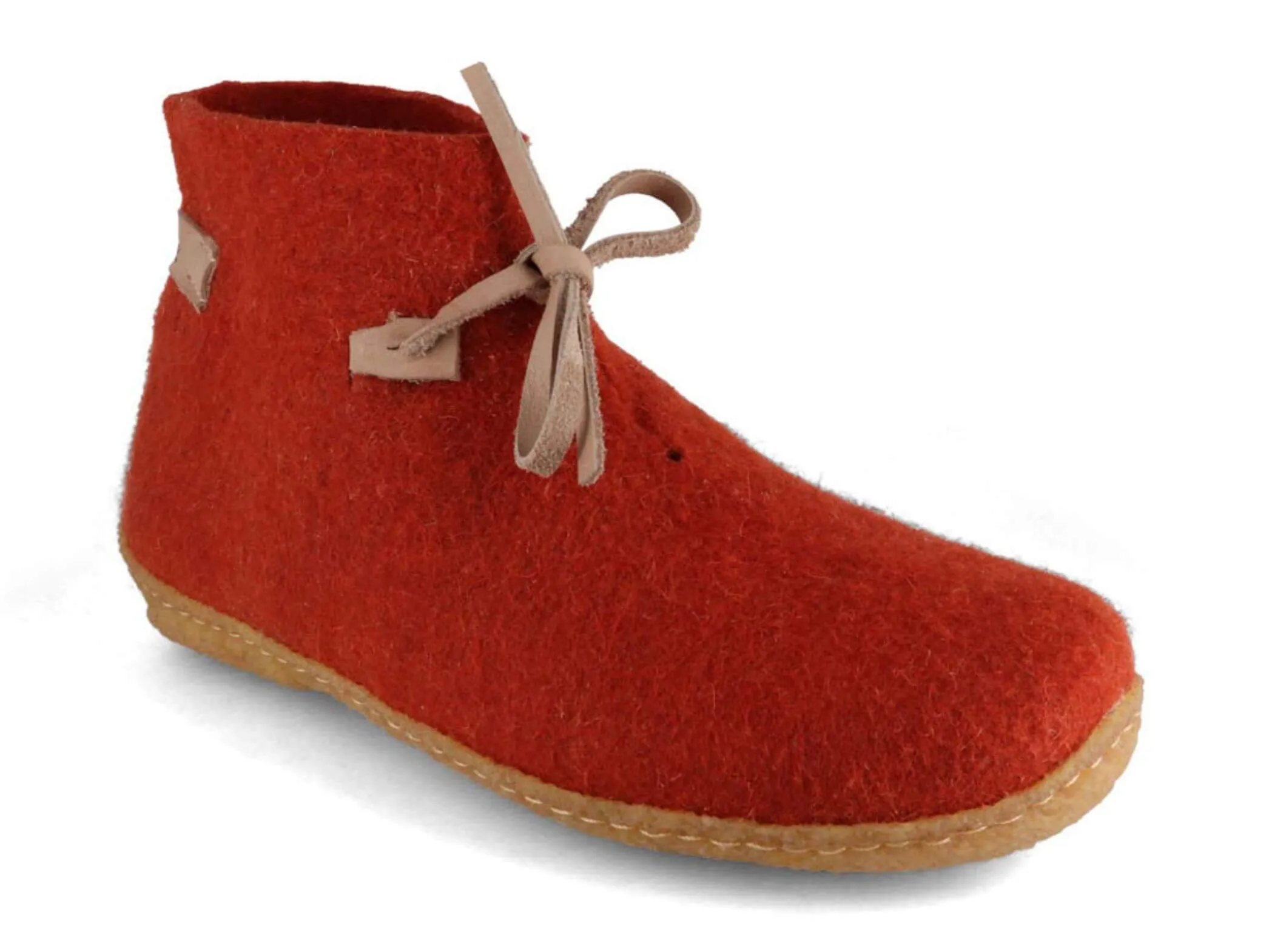 WoolFit Vitus | Felt Slipper Boots with Insoles & Rubber Sole