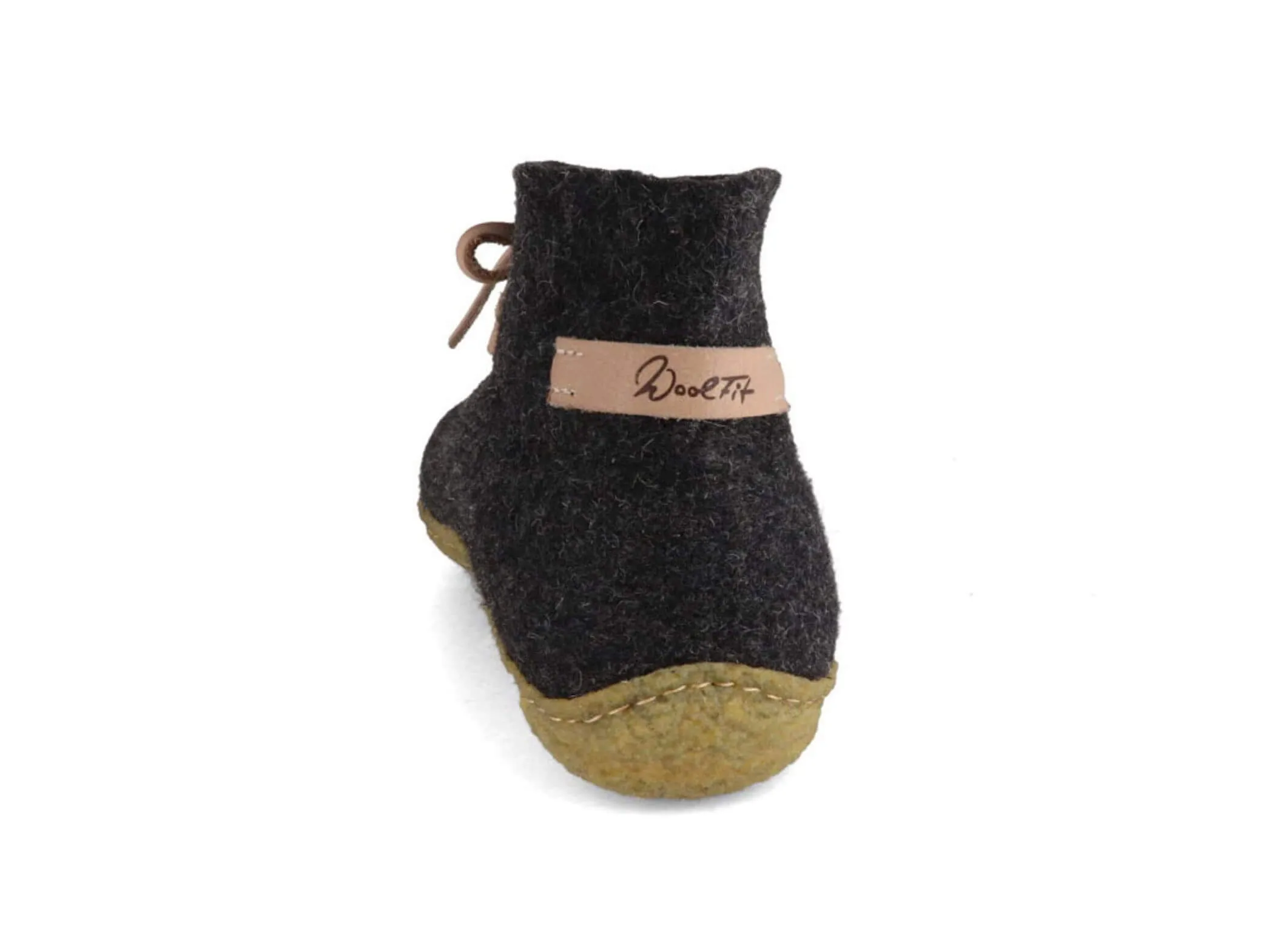 WoolFit Vitus | Felt Slipper Boots with Insoles & Rubber Sole