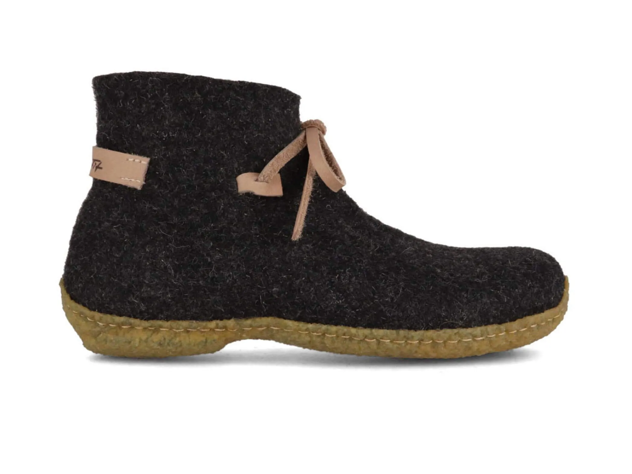 WoolFit Vitus | Felt Slipper Boots with Insoles & Rubber Sole