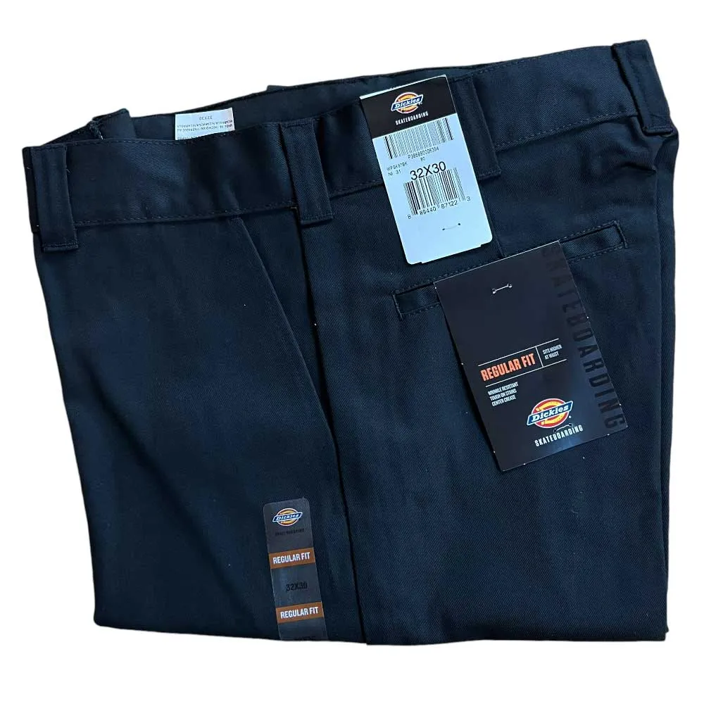 WPSK67BL Black Skateboarding Pant Regular Fit Twill