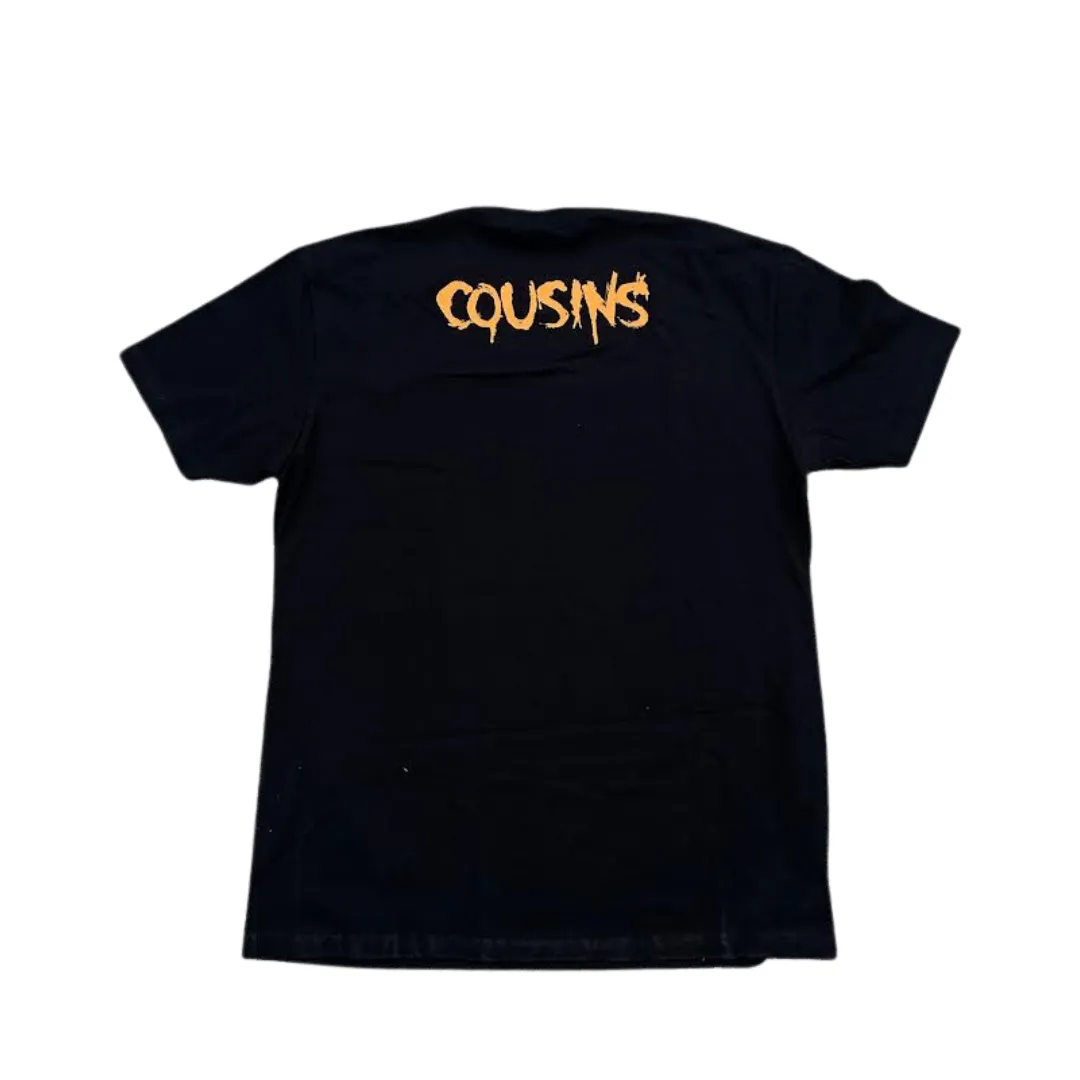 ZERO X COUSINS T-SHIRT BLACK/ORANGE