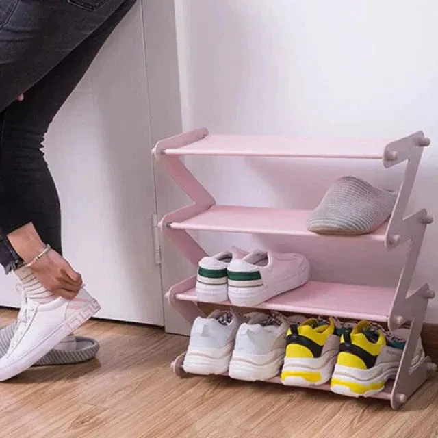 Zigzag Shoe Rack